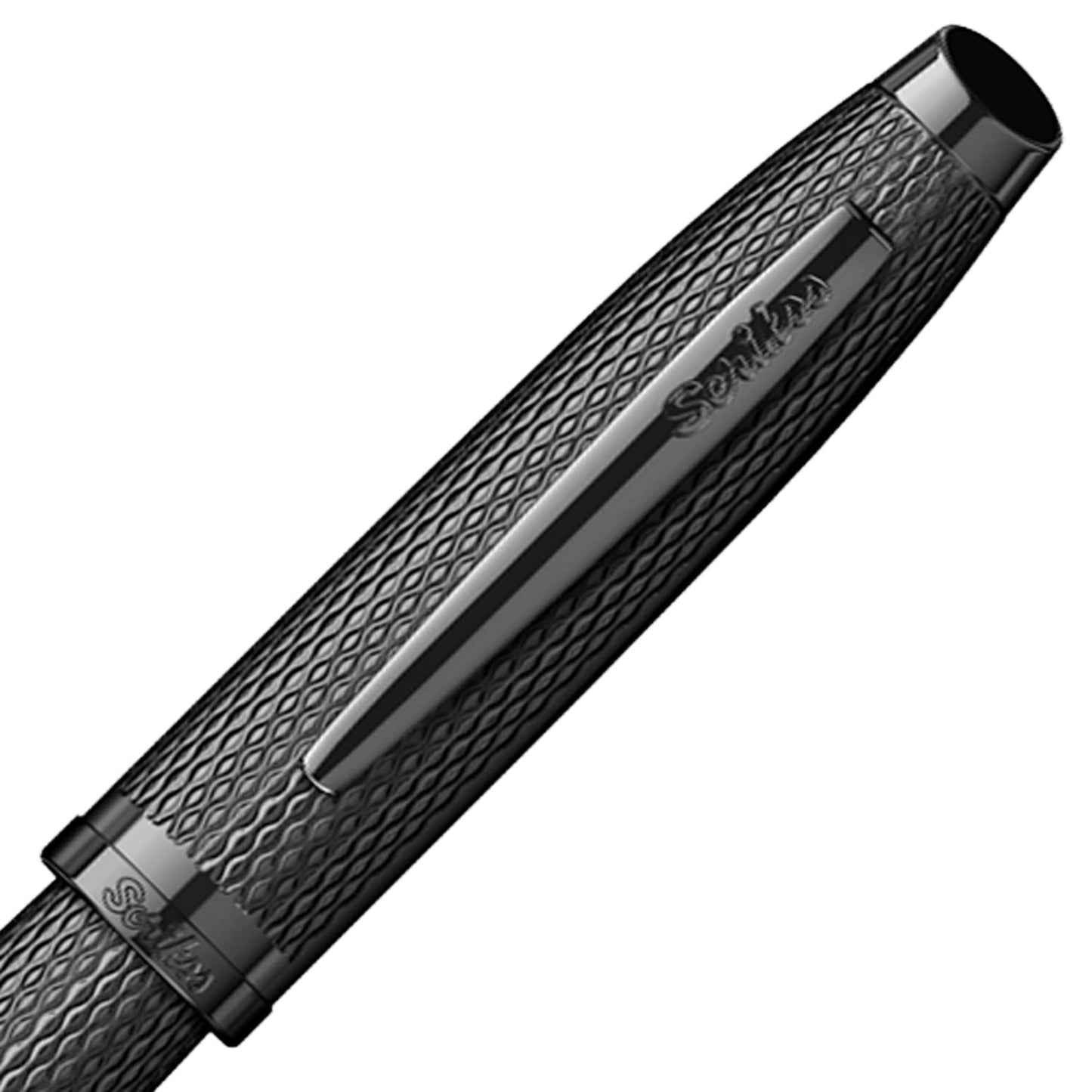Scrikss Oscar 390 Matt Black PVD Fountain Pen