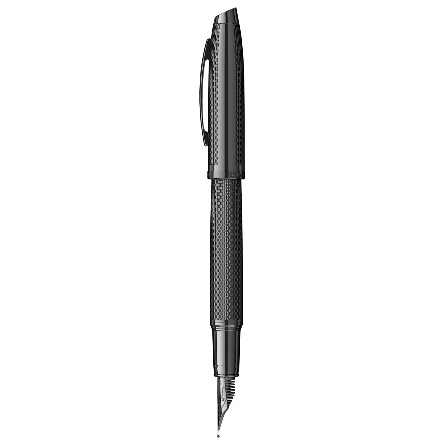 Scrikss Oscar 390 Matt Black PVD Fountain Pen