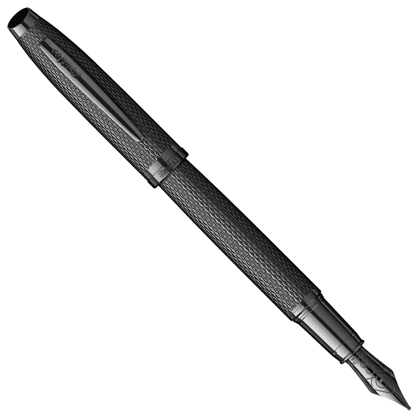 Scrikss Oscar 390 Matt Black PVD Fountain Pen