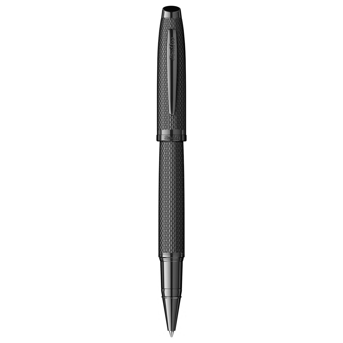 Scrikss Oscar 390 Matt Black PVD Roller Ball Pen 96052