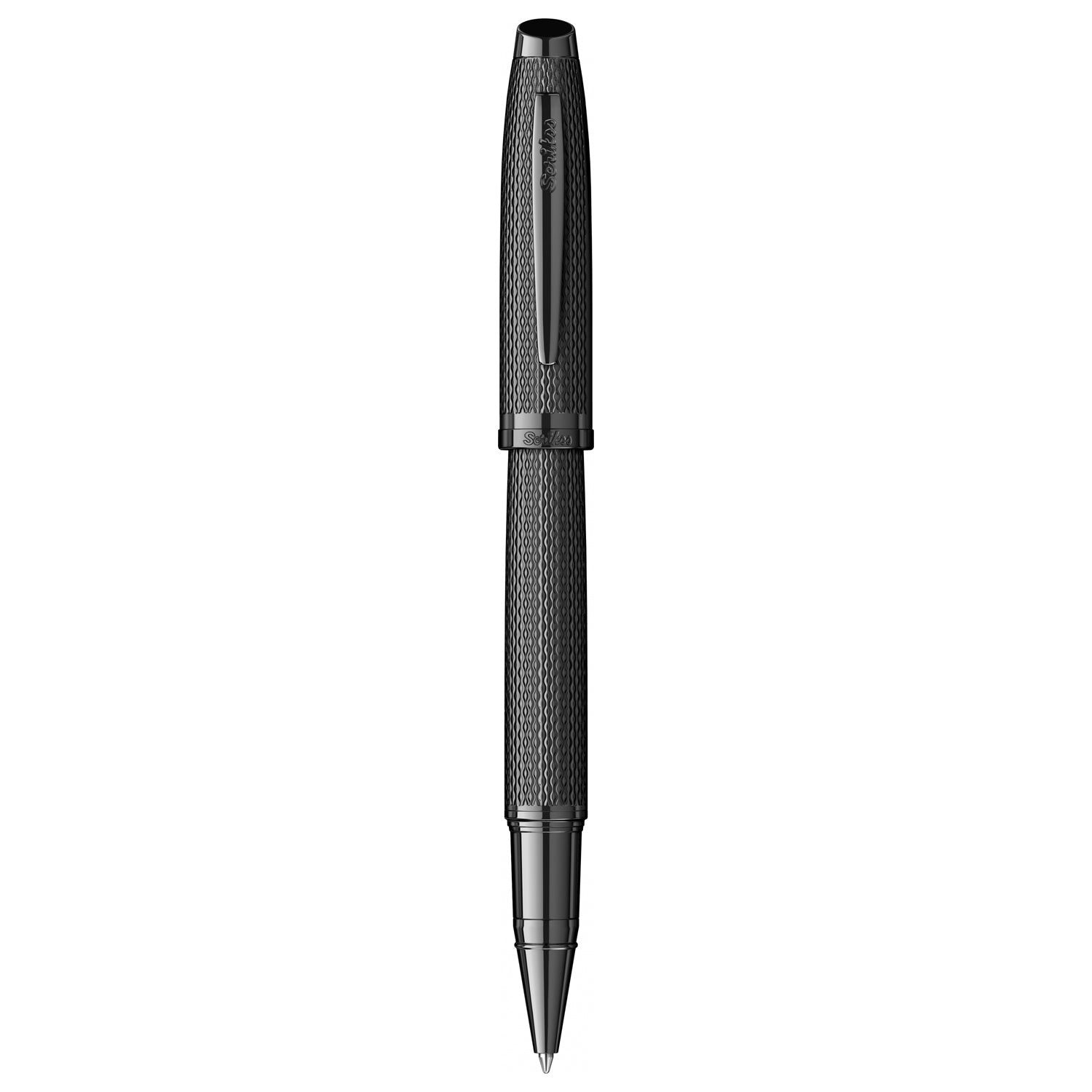 Scrikss Oscar 390 Matt Black PVD Roller Ball Pen 96052