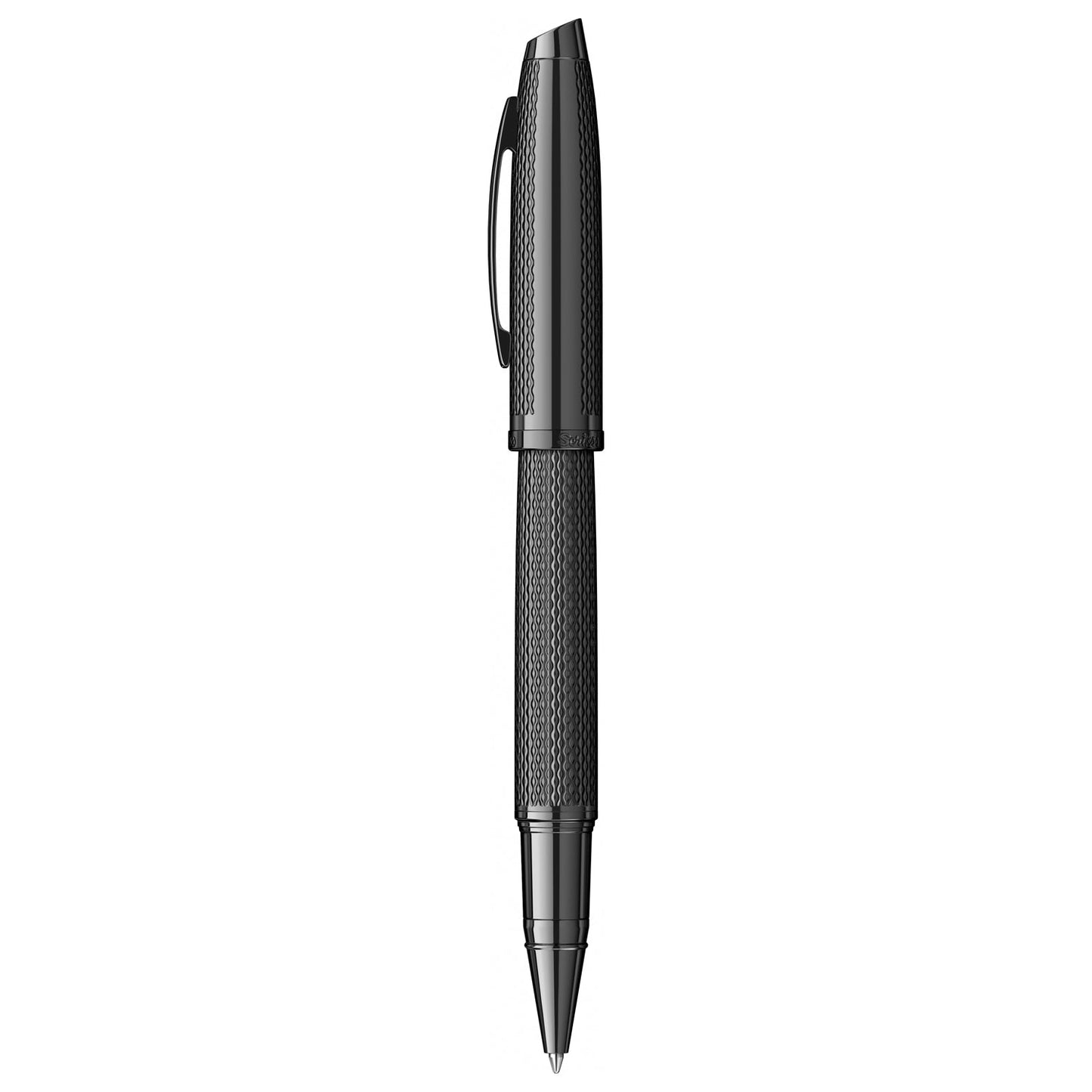 Scrikss Oscar 390 Matt Black PVD Roller Ball Pen 96052