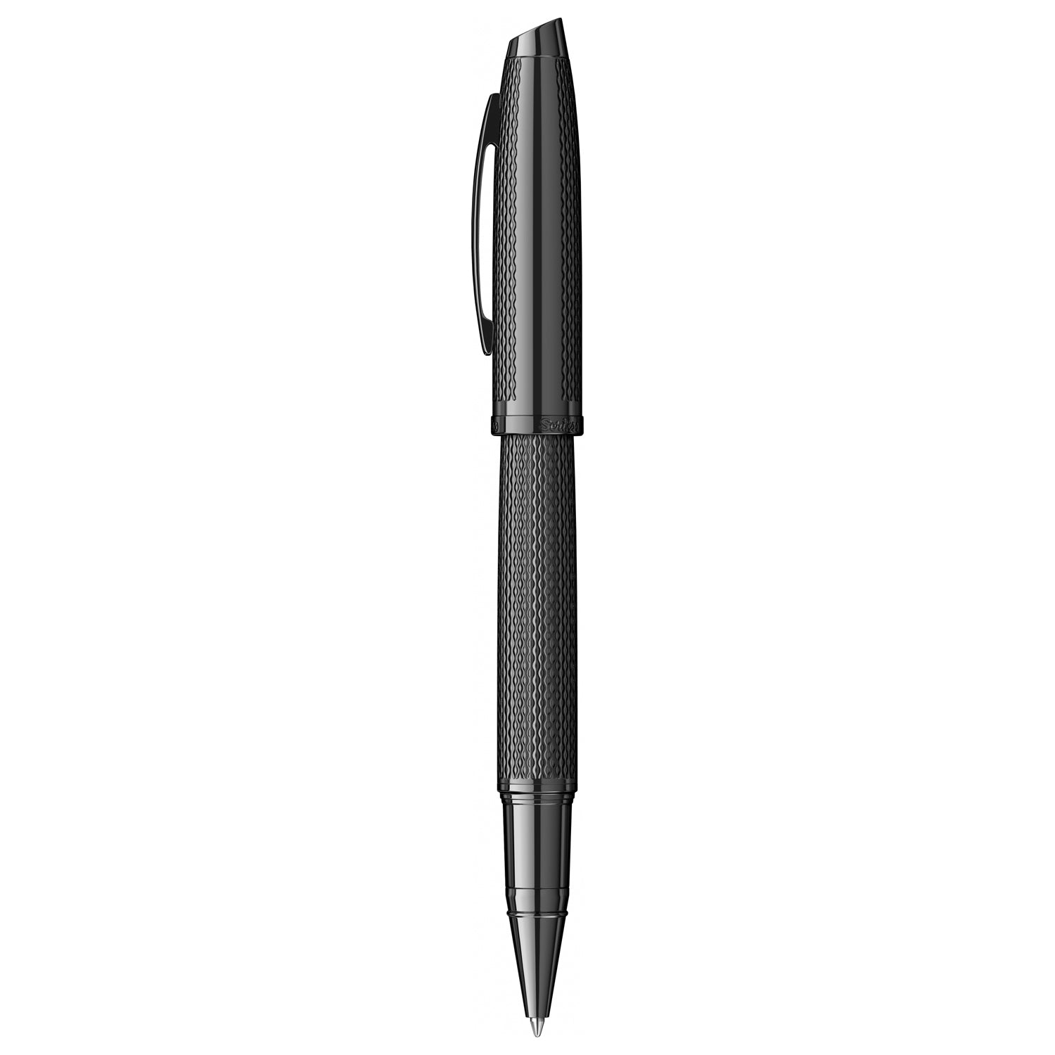Scrikss Oscar 390 Matt Black PVD Roller Ball Pen 96052