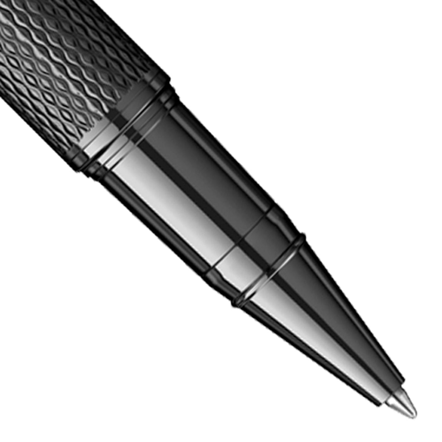 Scrikss Oscar 390 Matt Black PVD Roller Ball Pen 96052