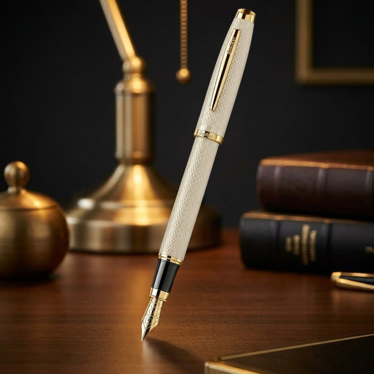 Scrikss Oscar 390 Sand Beige GT Fountain Pen