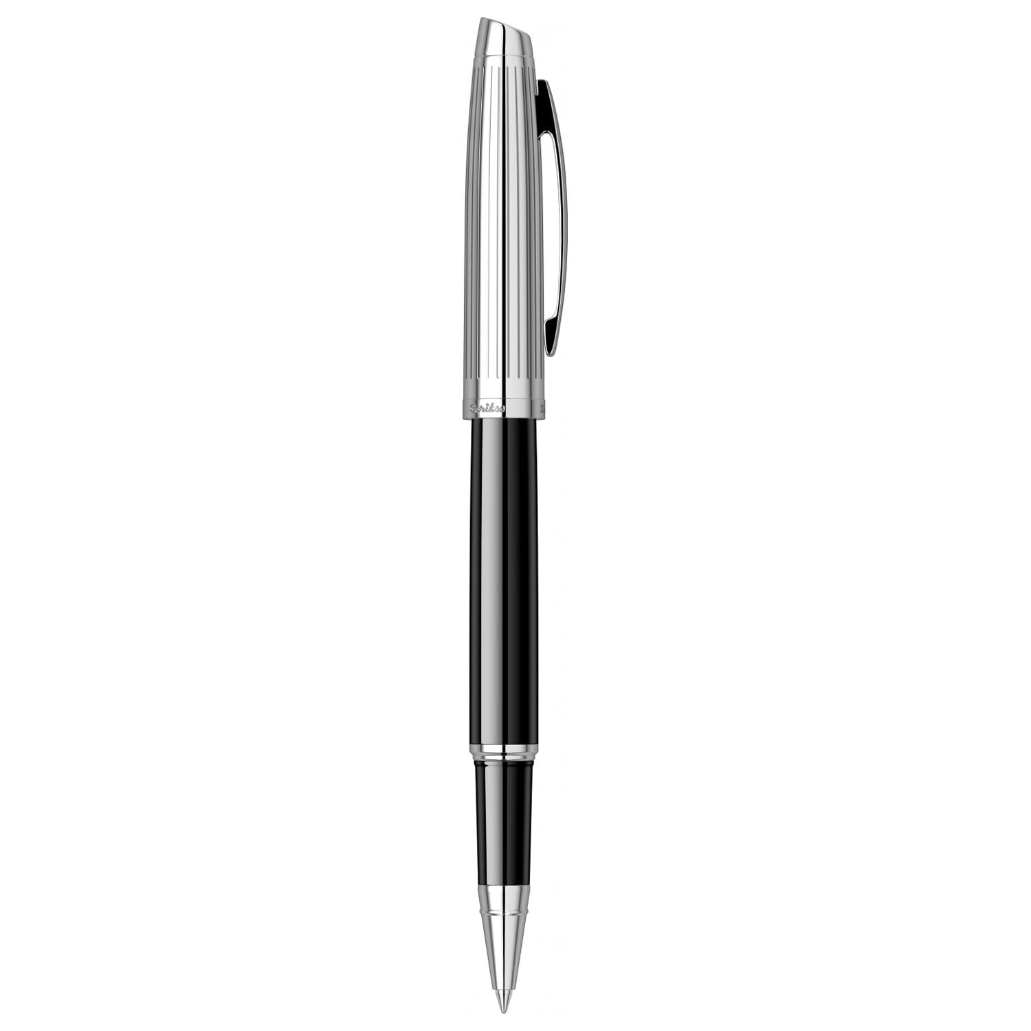 Scrikss Oscar 39 Black Chrome CT Roller Ball Pen 66710