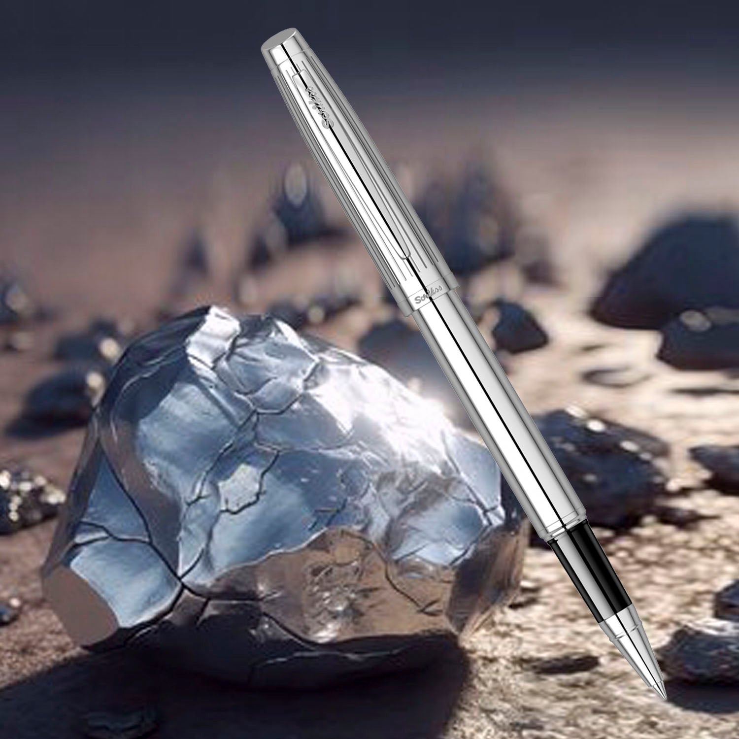Scrikss Oscar 39 Chrome CT Roller Ball Pen 66703