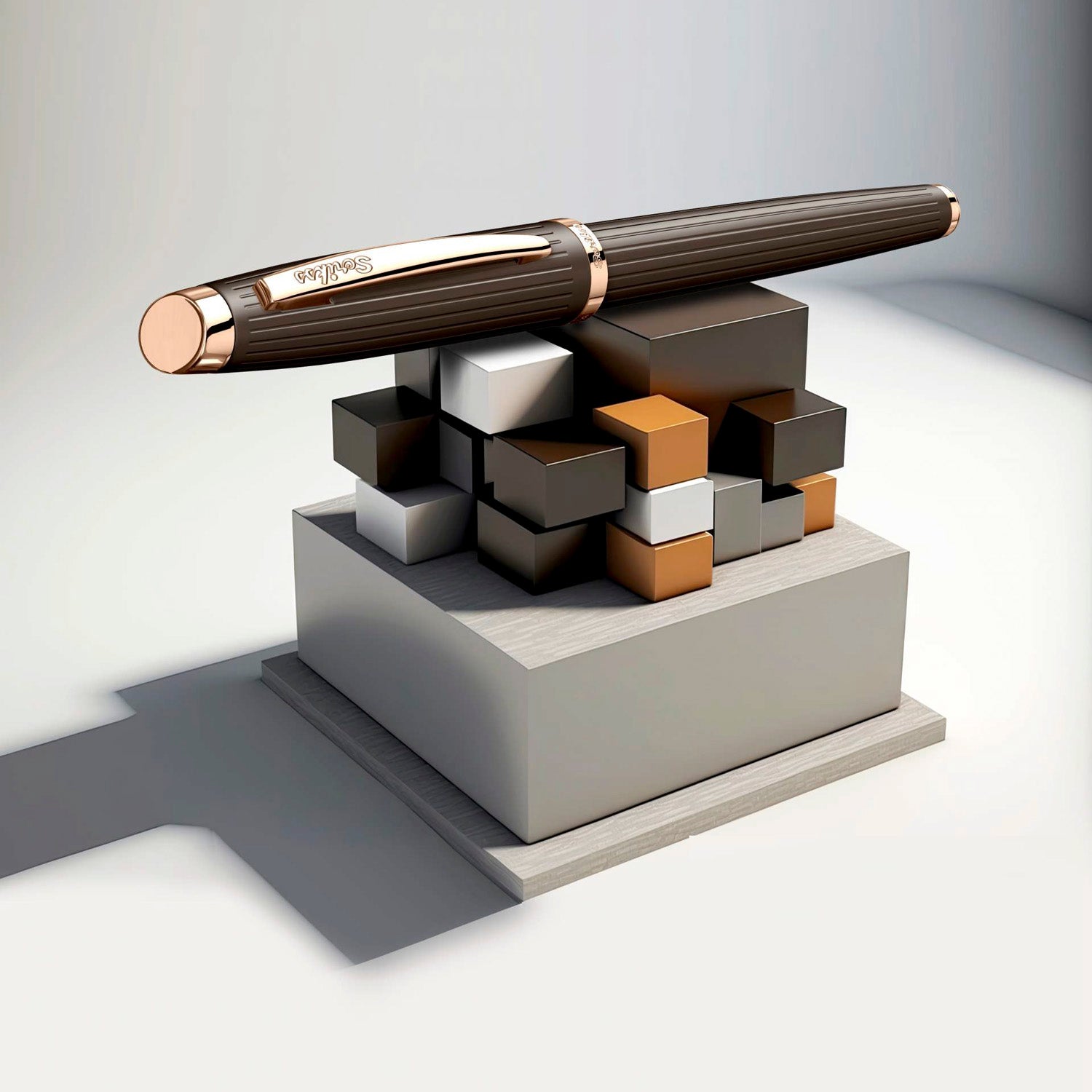 Scrikss Oscar 39 Rose Gold GT Fountain Pen