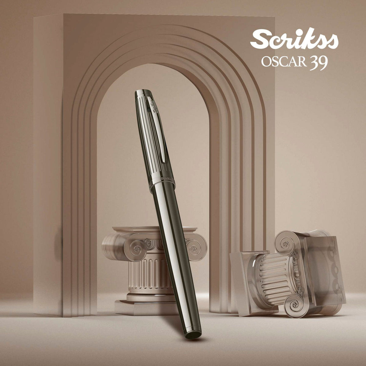 Scrikss Oscar 39 Titanium Fountain Pen
