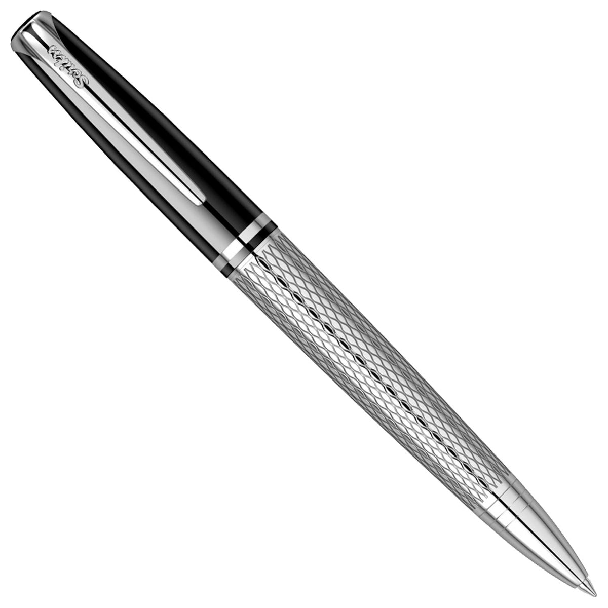 Scrikss Pera 477 Black Chrome CT Ballpoint Pen 57206