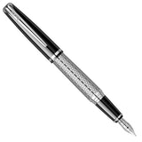 Scrikss Pera 477 Black Wave Chrome CT Fountain Pen