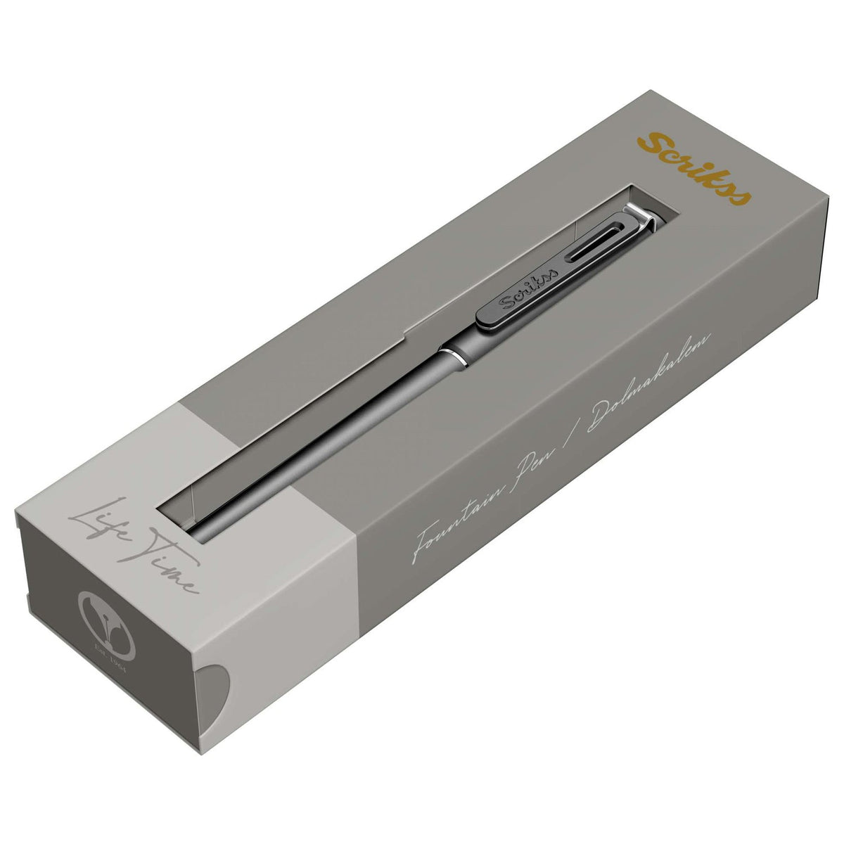 Scrikss Punto Black PVD Fountain Pen