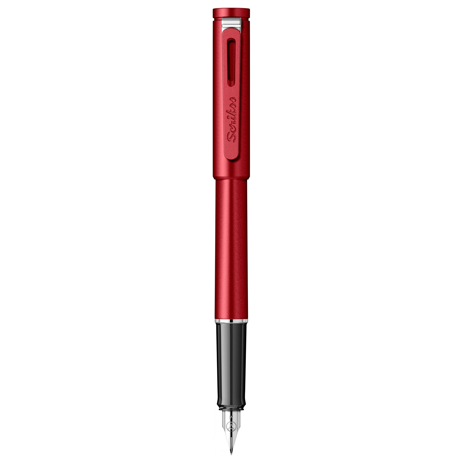 Scrikss Punto Burgundy PVD Fountain Pen