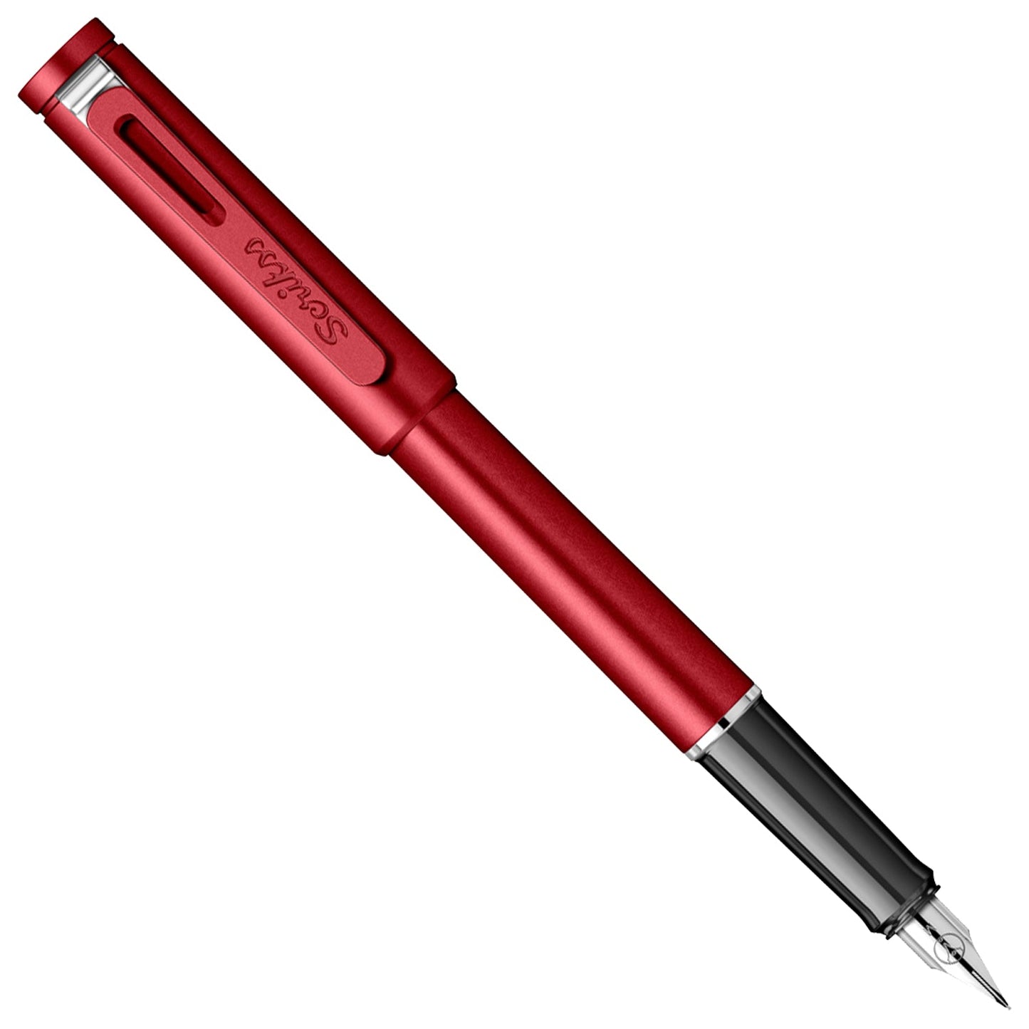 Scrikss Punto Burgundy PVD Fountain Pen