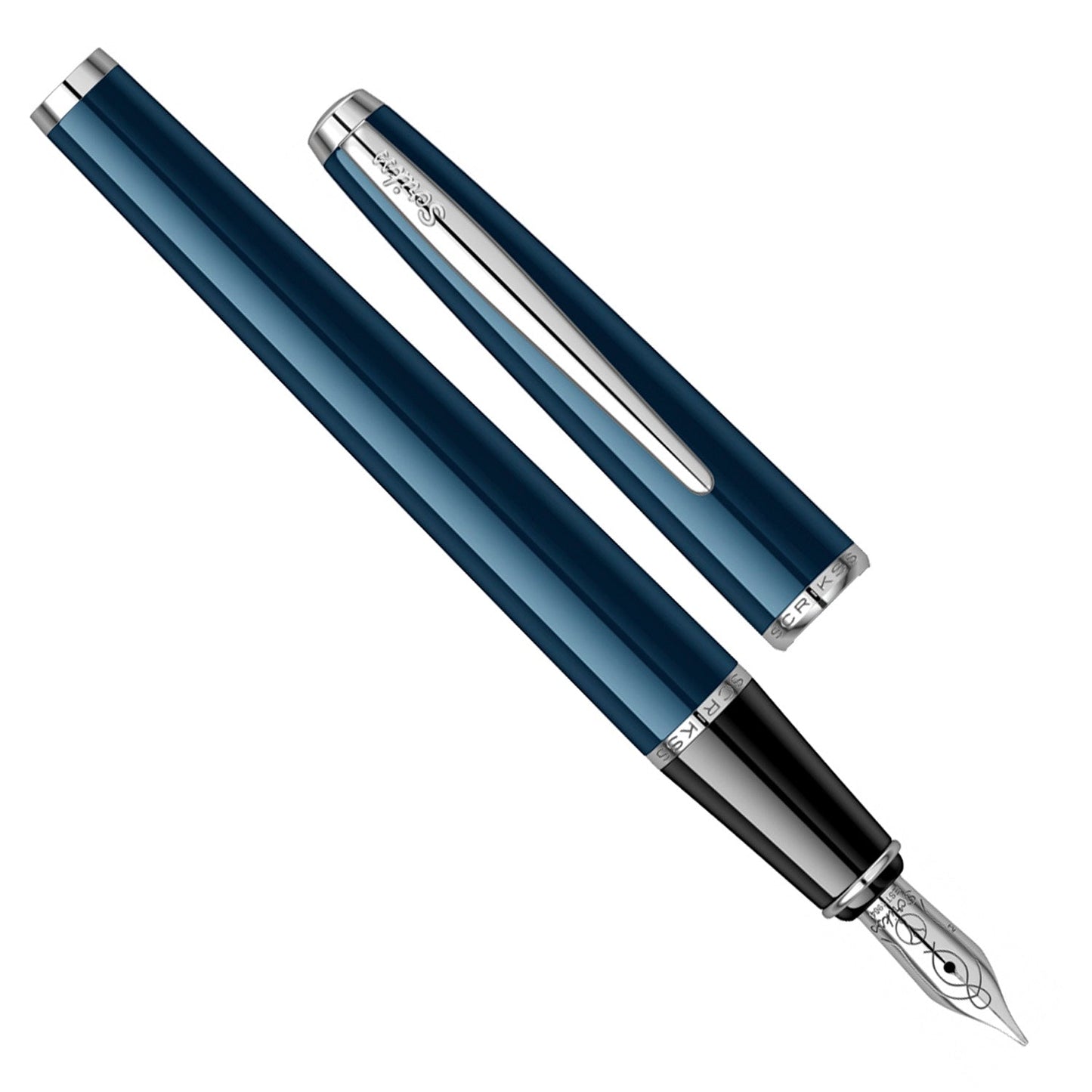 Scrikss Vintage 33 Blue CT Fountain Pen