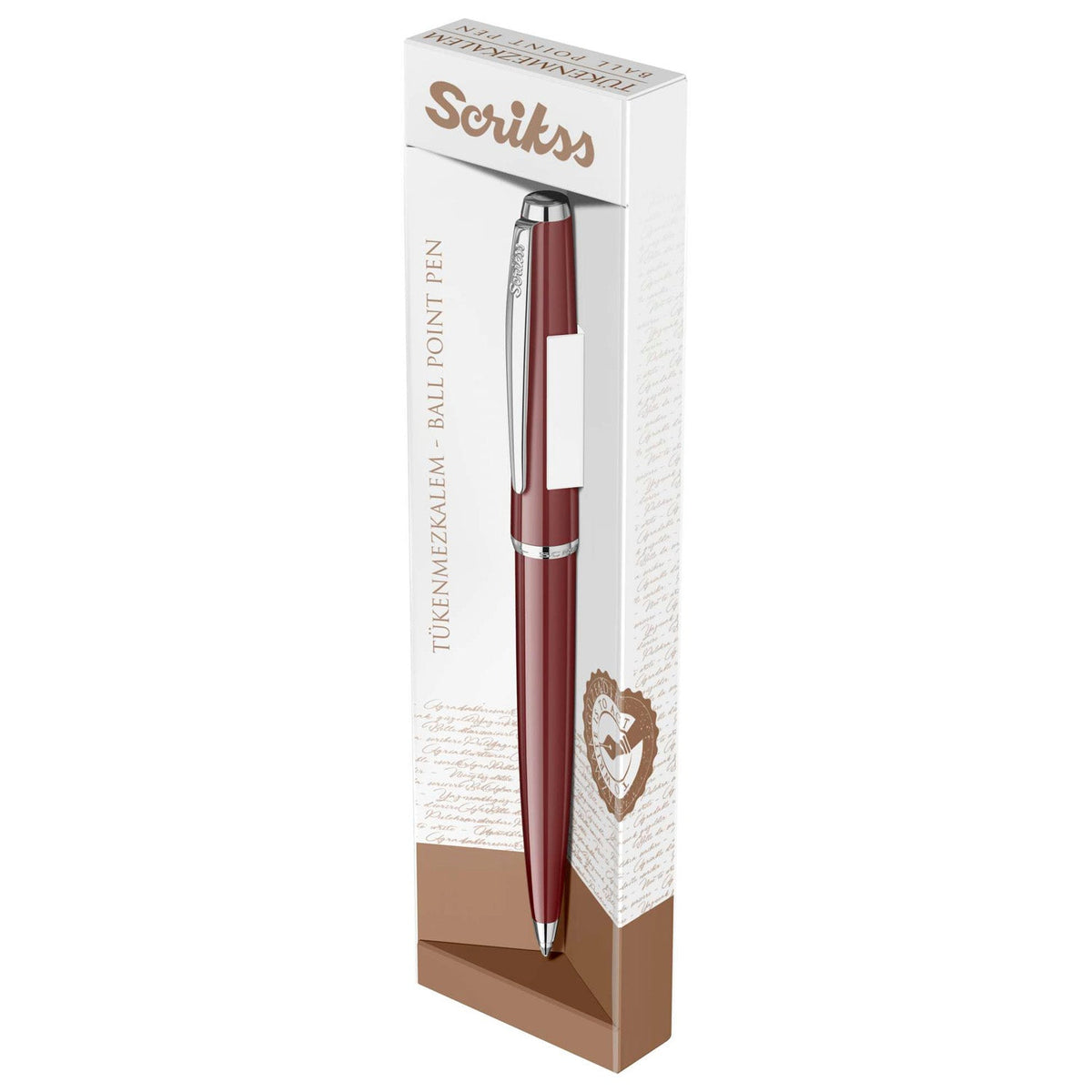 Scrikss Vintage 33 Burgundy CT Ballpoint Pen 57558