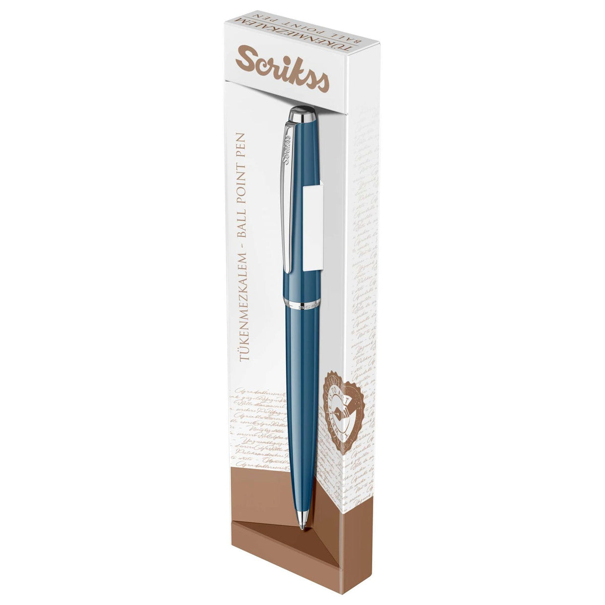 Scrikss Vintage 33 Navy Blue CT Ballpoint Pen 57572