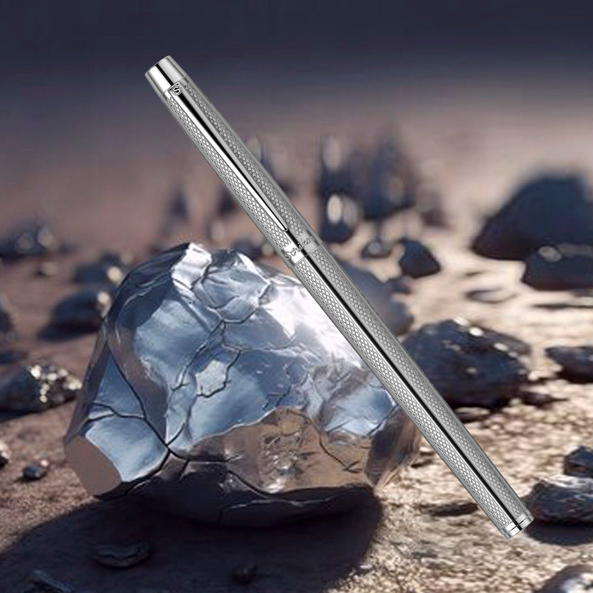 Scrikss Venus 722 Wave Chrome CT Fountain Pen
