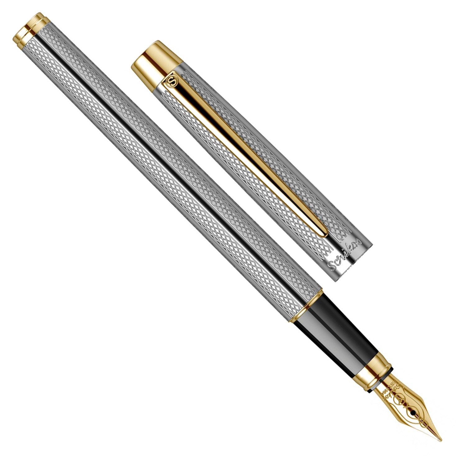 Scrikss Venus 722 Wave Chrome GT Fountain Pen