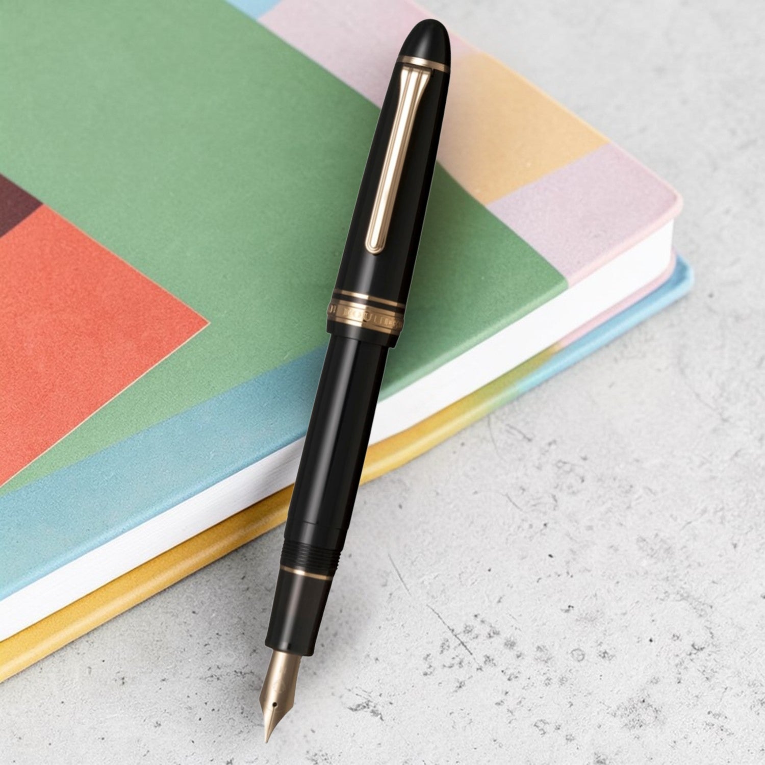 Sailor 1911L Casual Basis Muted Black GT Fountain Pen