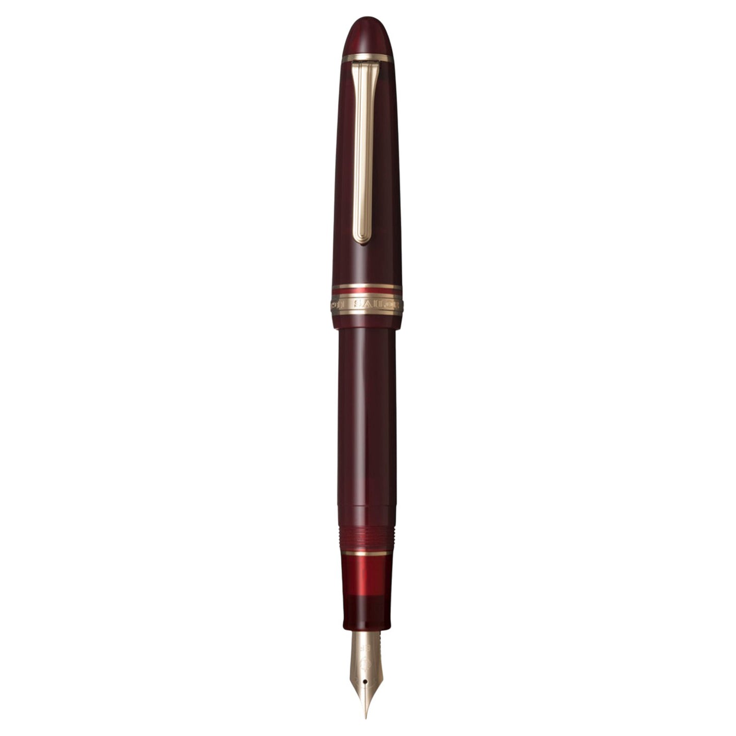 Sailor 1911L Casual Basis Muted Red GT Fountain Pen