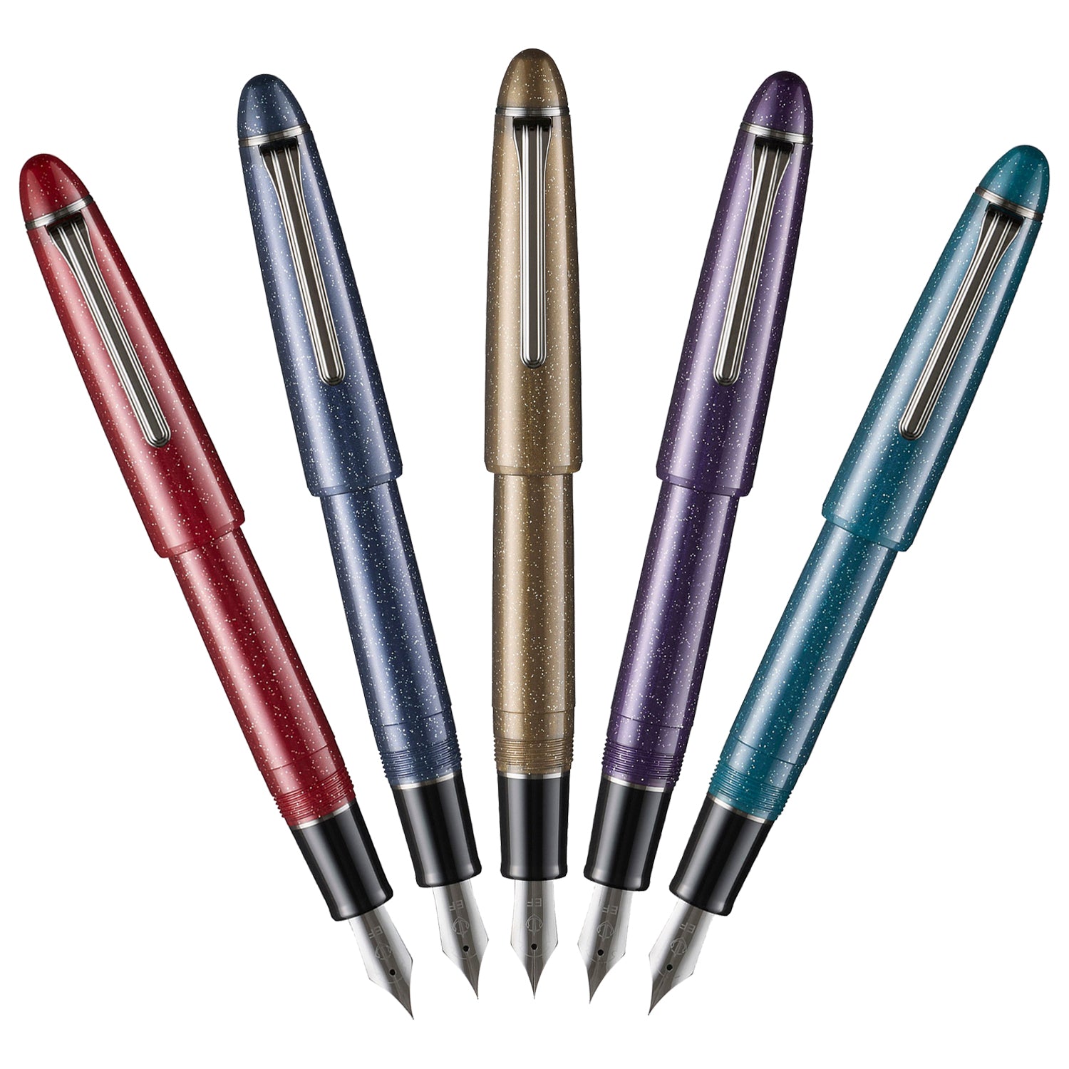 Sailor 1911L Casual Galaxy Solar Flare Gold PVD Fountain Pen (Limited Edition)