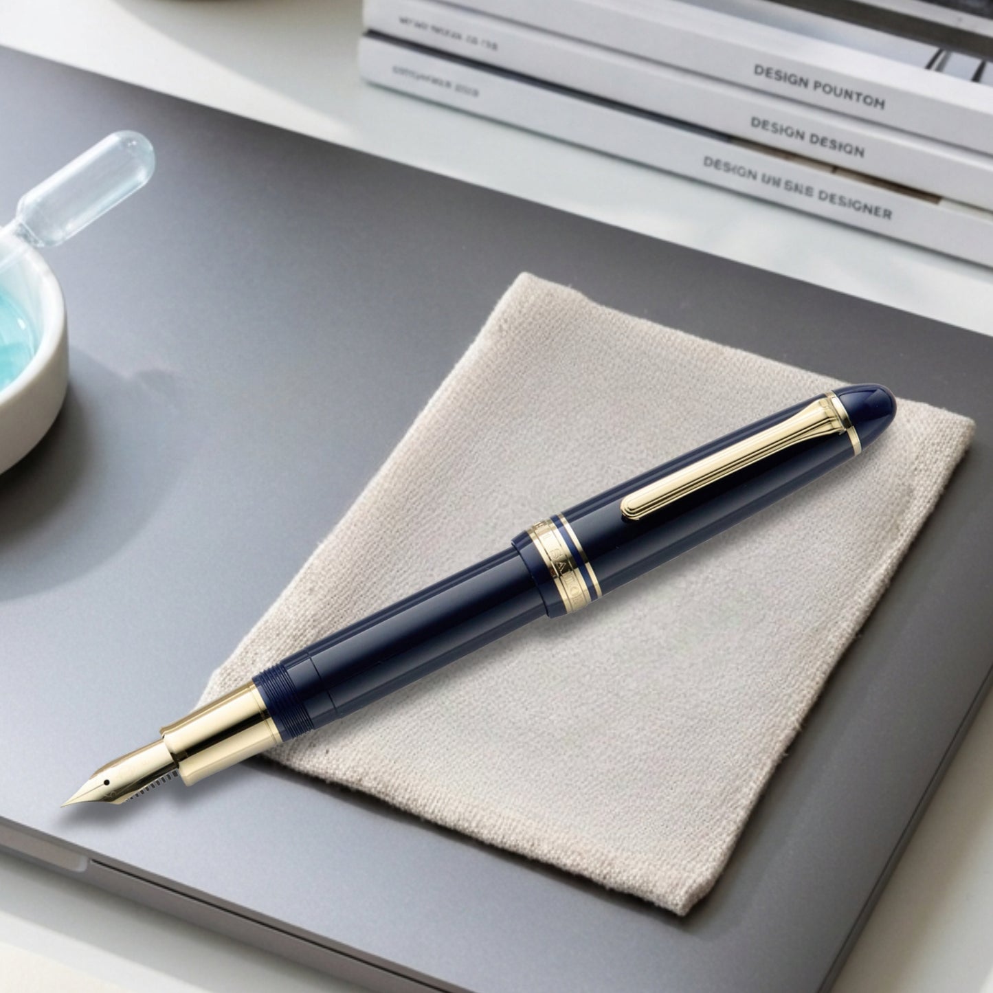 Sailor 1911L Casual Stable Muted Blue GT Fountain Pen