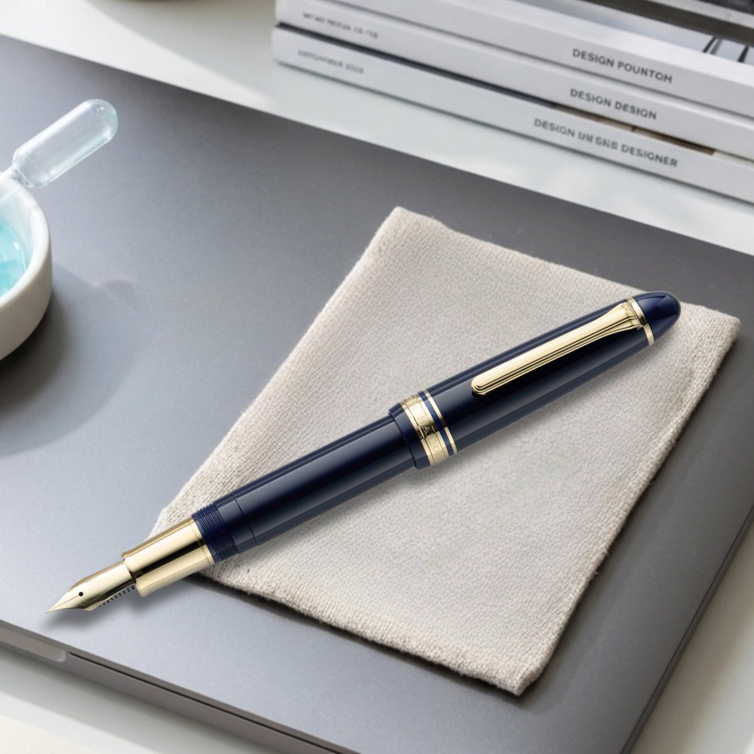Sailor 1911L Casual Stable Muted Blue GT Fountain Pen