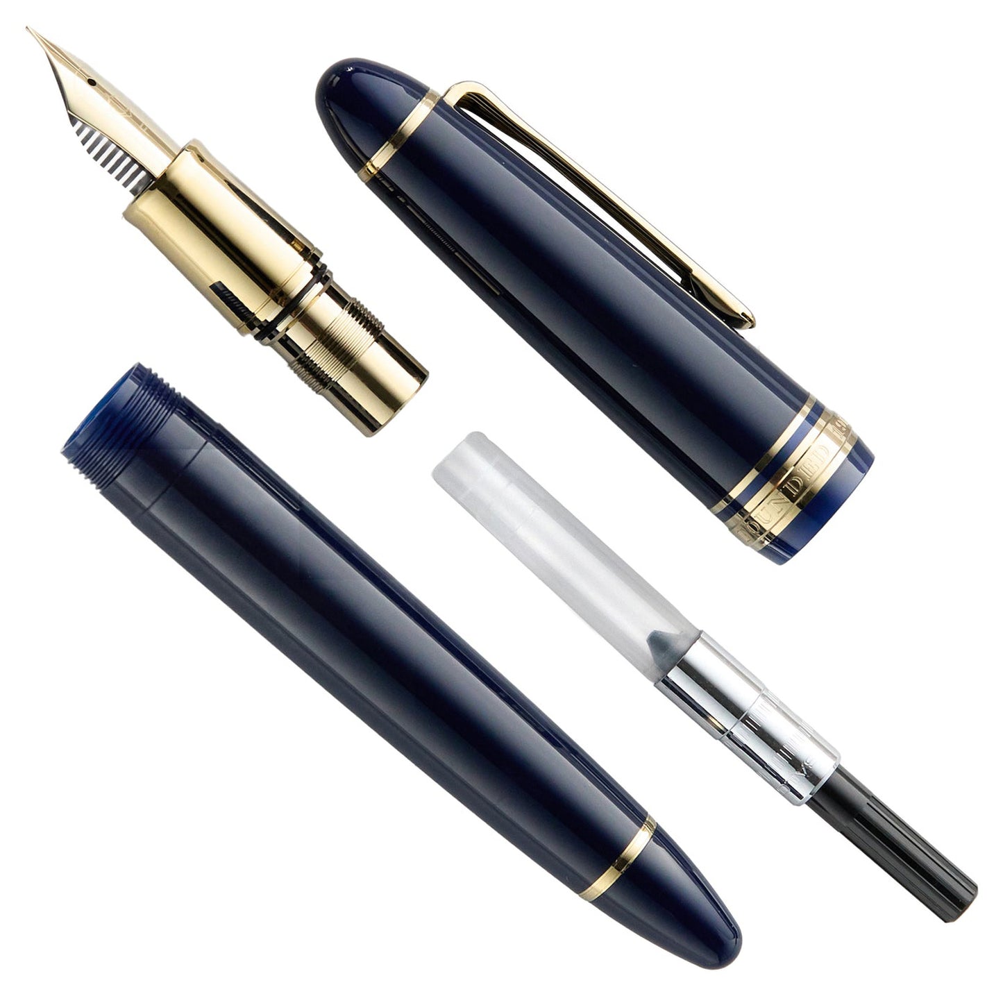 Sailor 1911L Casual Stable Muted Blue GT Fountain Pen