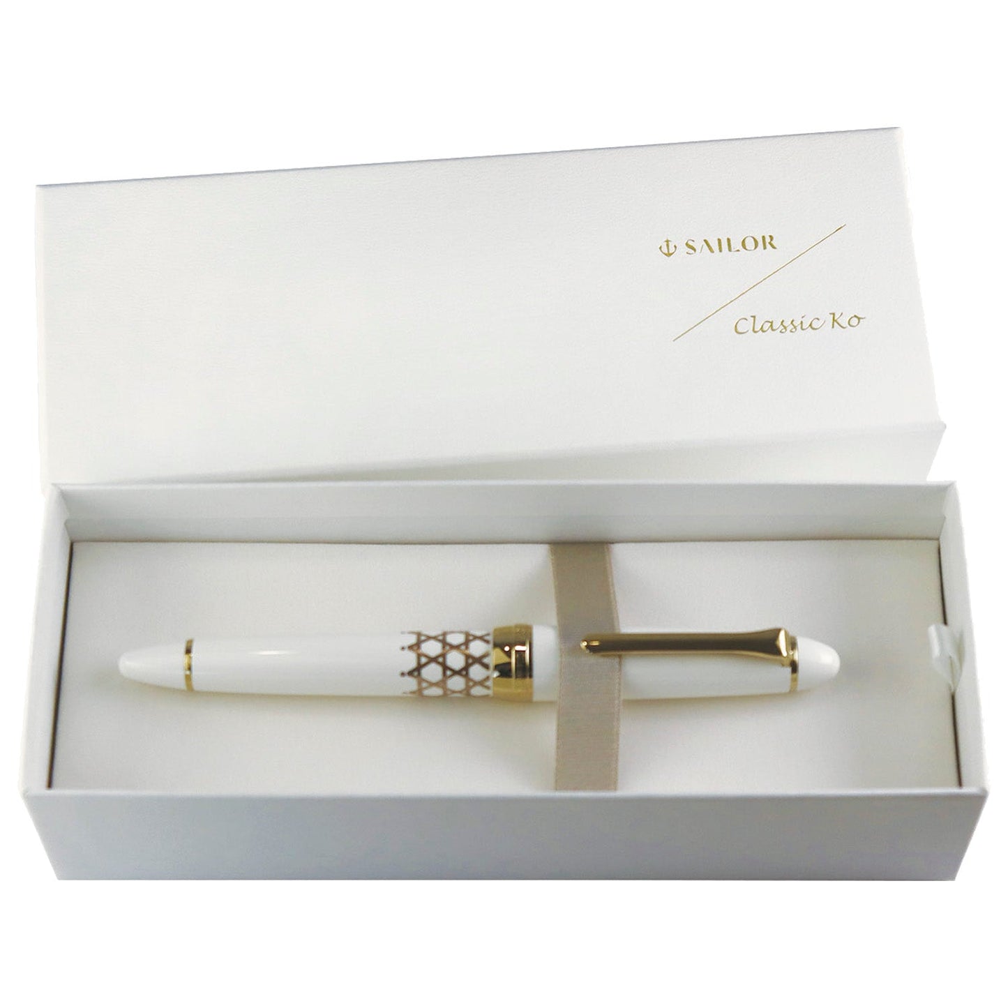 Sailor Classic Ko Bamboo Mesh White Fountain Pen