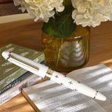 Sailor Classic Ko Floret Dot White Fountain Pen
