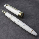 Sailor Classic Ko Floret Dot White Fountain Pen