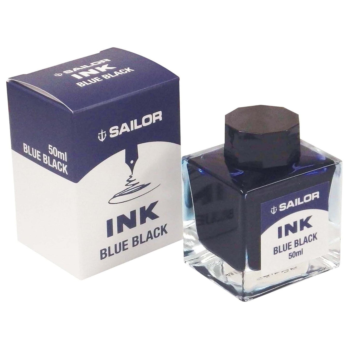 Sailor Dye Ink Bottle (Blue Black - 50 ML) 13-1007-244