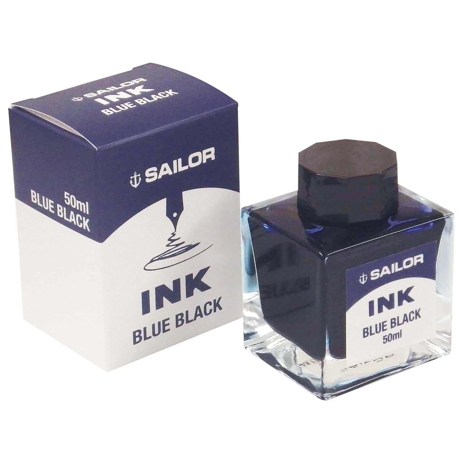 Sailor Dye Ink Bottle (Blue Black - 50 ML) 13-1007-244