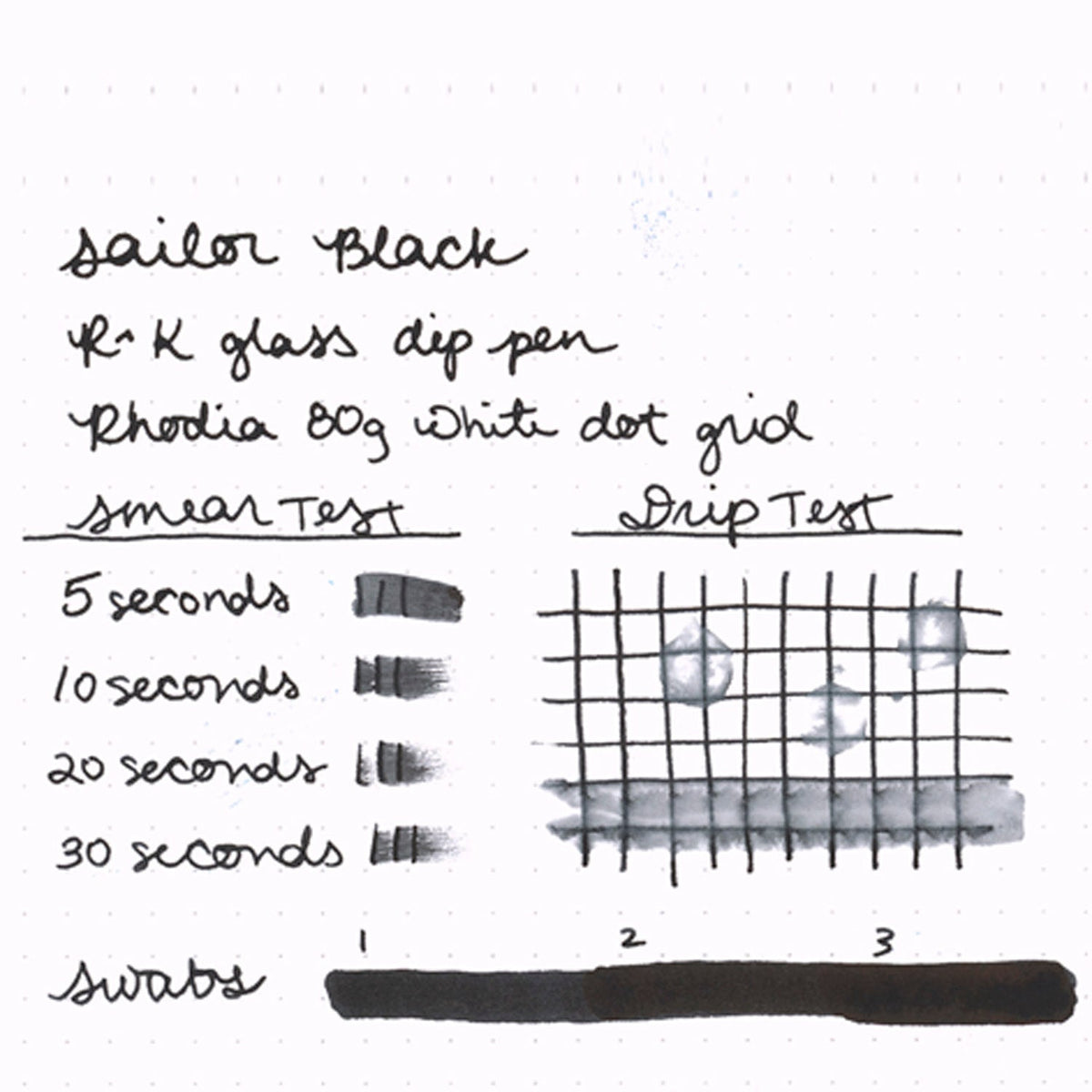 Sailor Dye Ink Cartridge (Black - Pack of 12) 13-0404-120