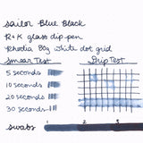 Sailor Dye Ink Cartridge (Blue Black - Pack of 12) 13-0404-144