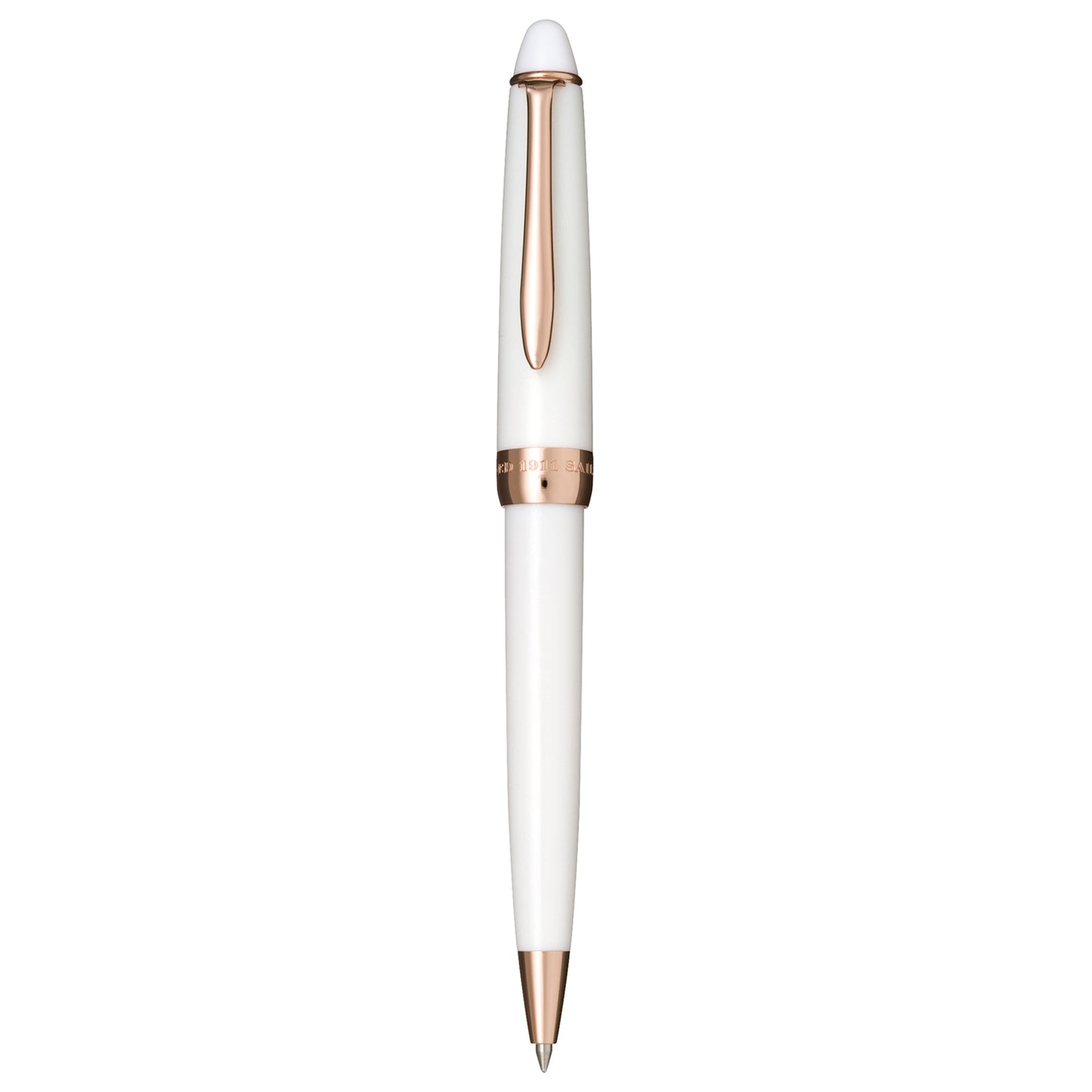 Sailor Fasciner Pearl White RGT Ballpoint Pen 16-0525-210