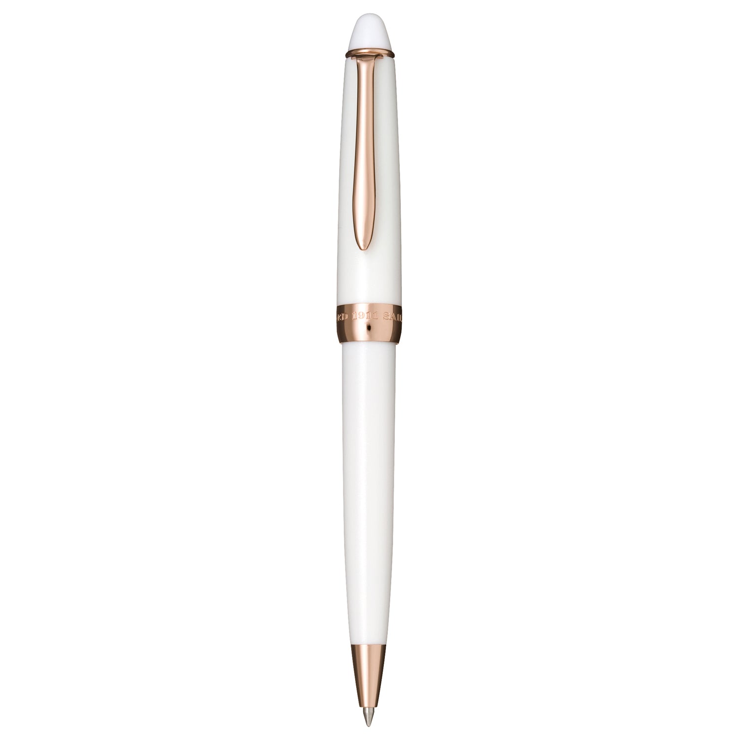 Sailor Fasciner Pearl White RGT Ballpoint Pen 16-0525-210