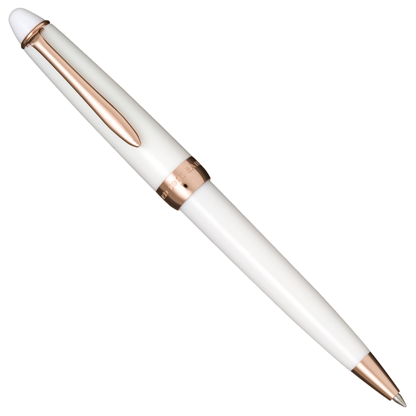 Sailor Fasciner Pearl White RGT Ballpoint Pen 16-0525-210