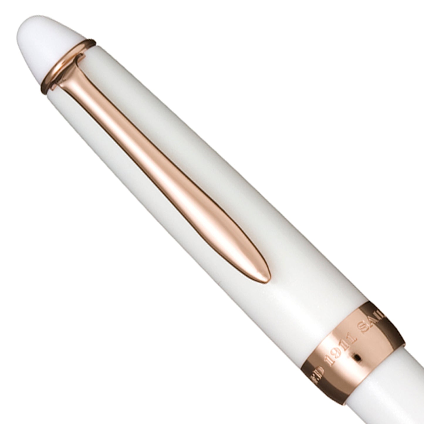 Sailor Fasciner Pearl White RGT Ballpoint Pen 16-0525-210