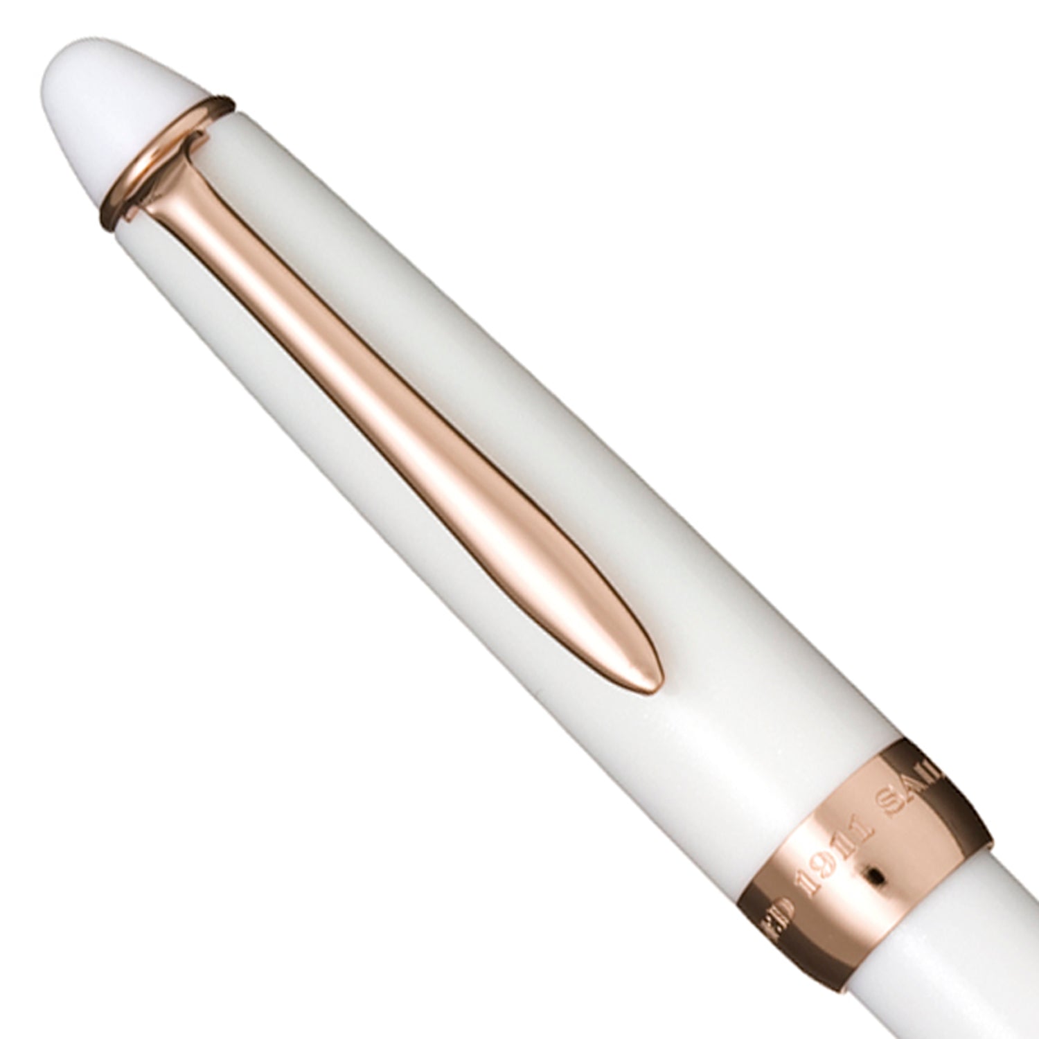 Sailor Fasciner Pearl White RGT Ballpoint Pen 16-0525-210