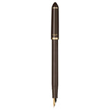 Sailor Fude de Mannen Brown GT Fountain Pen 12-0150-080