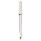 Sailor Fude de Mannen White GT Fountain Pen 12-0150-010