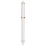 Sailor Fude de Mannen White GT Fountain Pen 12-0150-010
