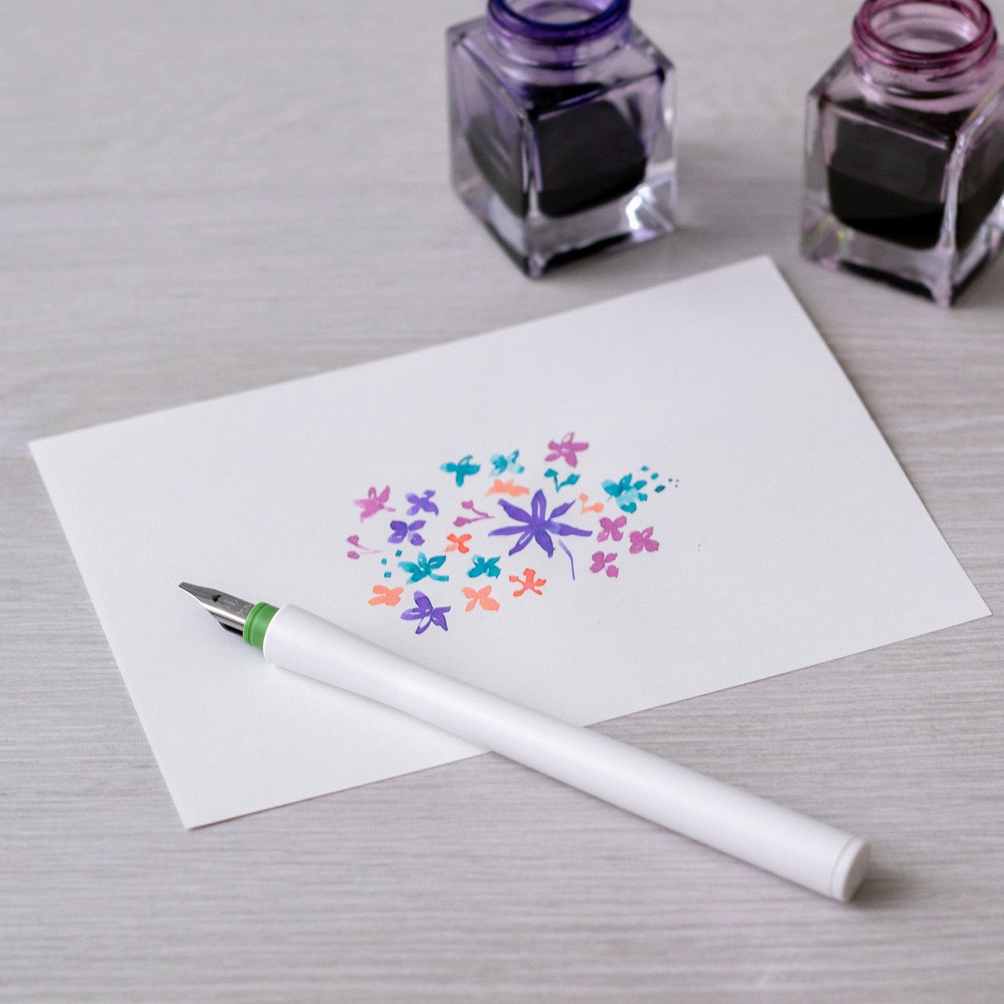 Sailor Hocoro Dip Pen (White - 2.0MM) 12-0137-210