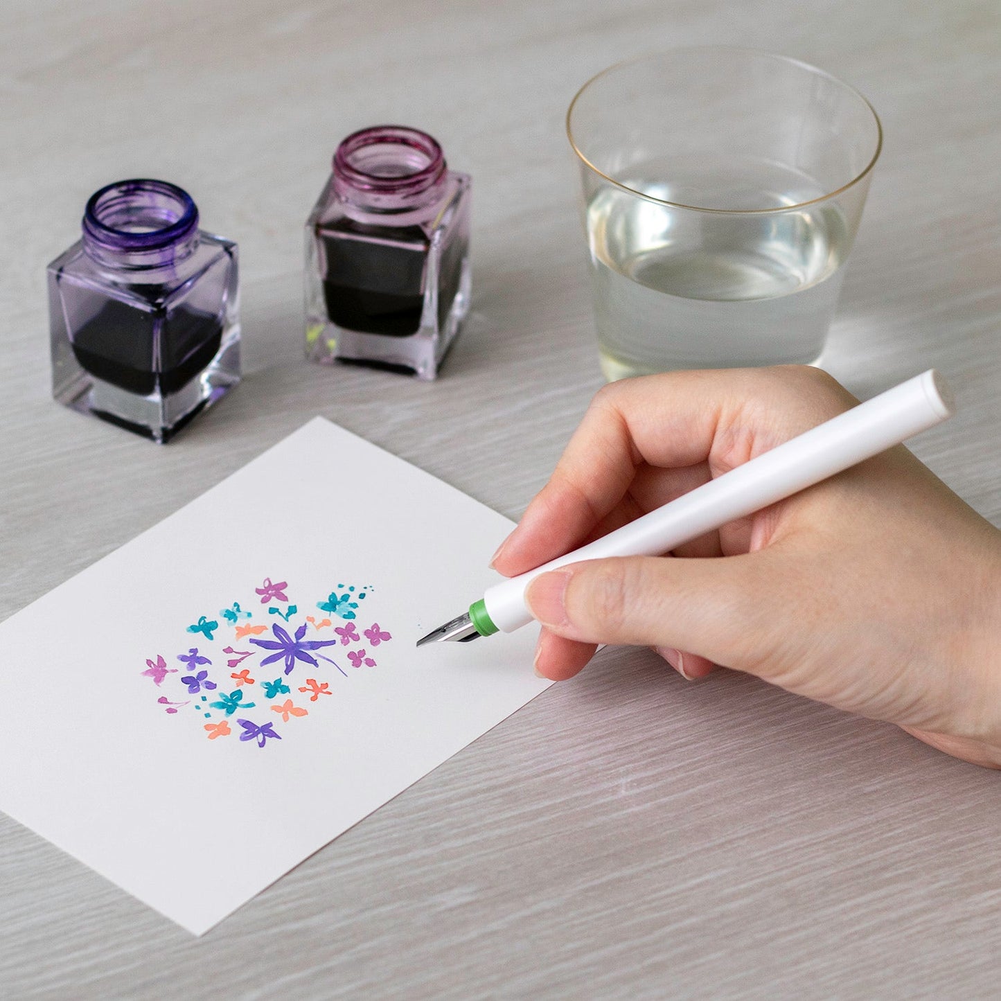 Sailor Hocoro Dip Pen (White - 2.0MM) 12-0137-210