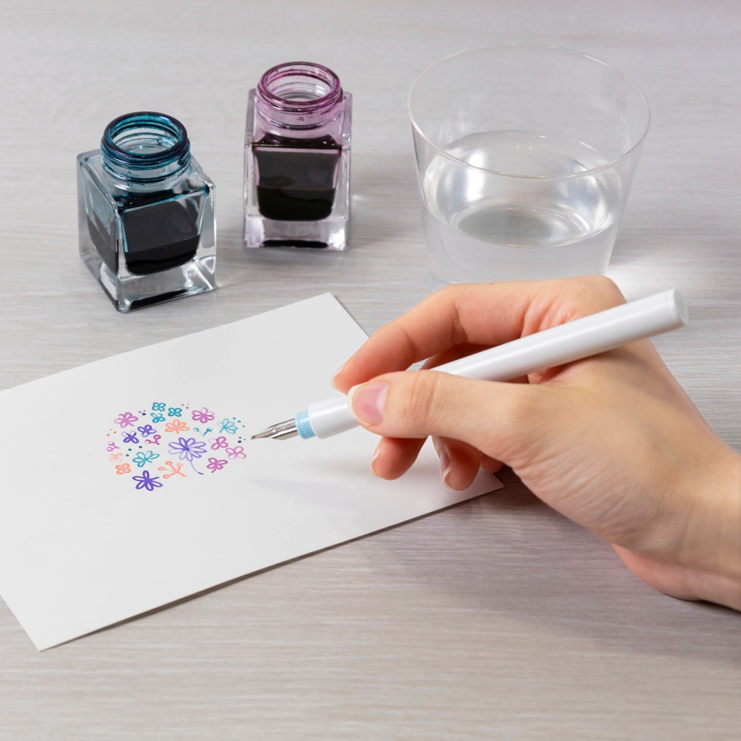 Sailor Hocoro Dip Pen (White - M) 12-0135-410