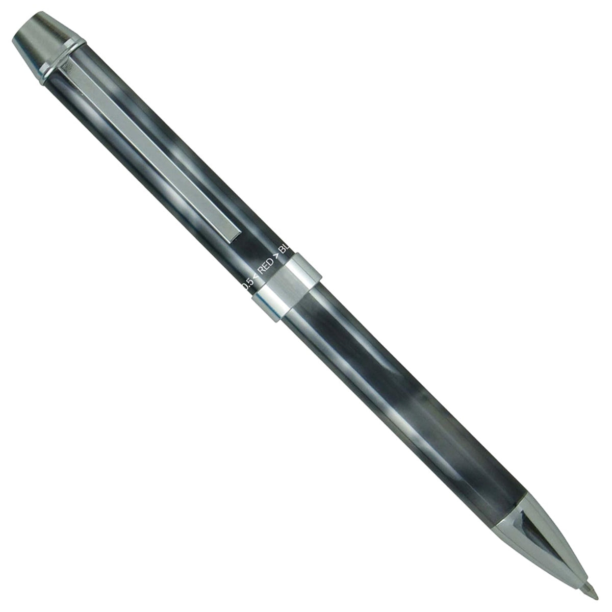 Sailor 16-0222-240 Pluma Estilográfica, Bolígrafo Multifuncional, 3 Colores, Sharp Metallino 4, Azul