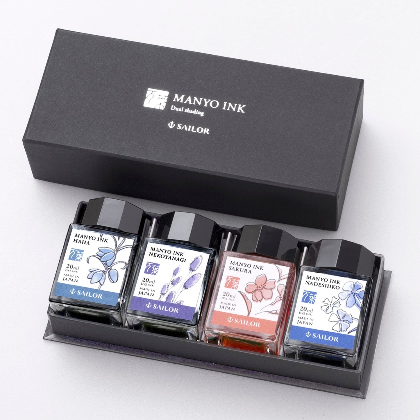 Sailor Manyo Ink Bottle Set (Assorted - 20 ML) 13-4510-001 (Limited Edition)