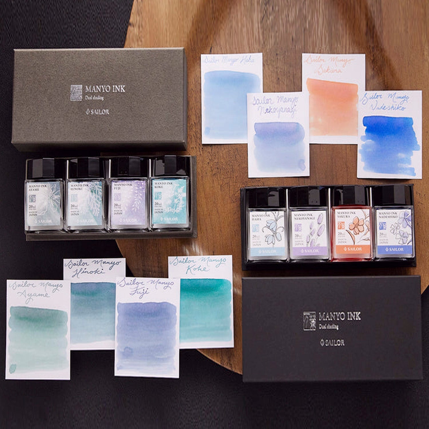 Sailor Manyo Ink Bottle Set (Assorted - 20 ML) 13-4510-001 (Limited Edition)